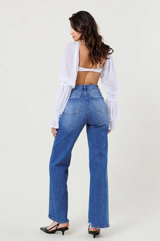 Opal High Rise Wide Leg Jeans [online exclusive]