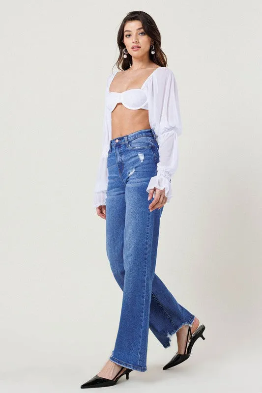 Opal High Rise Wide Leg Jeans [online exclusive]