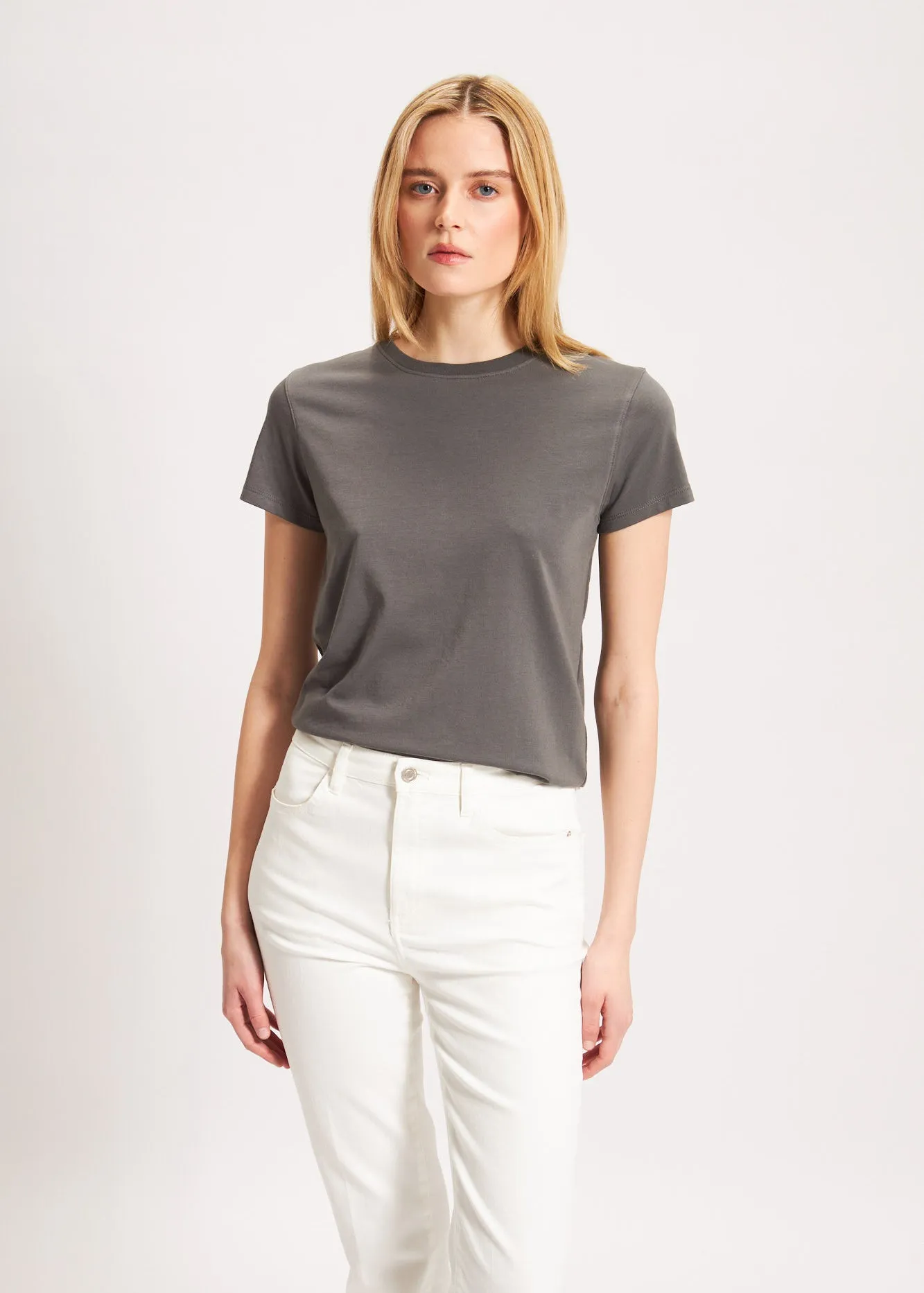 PIMA COTTON STRETCH SLIM T-SHIRT