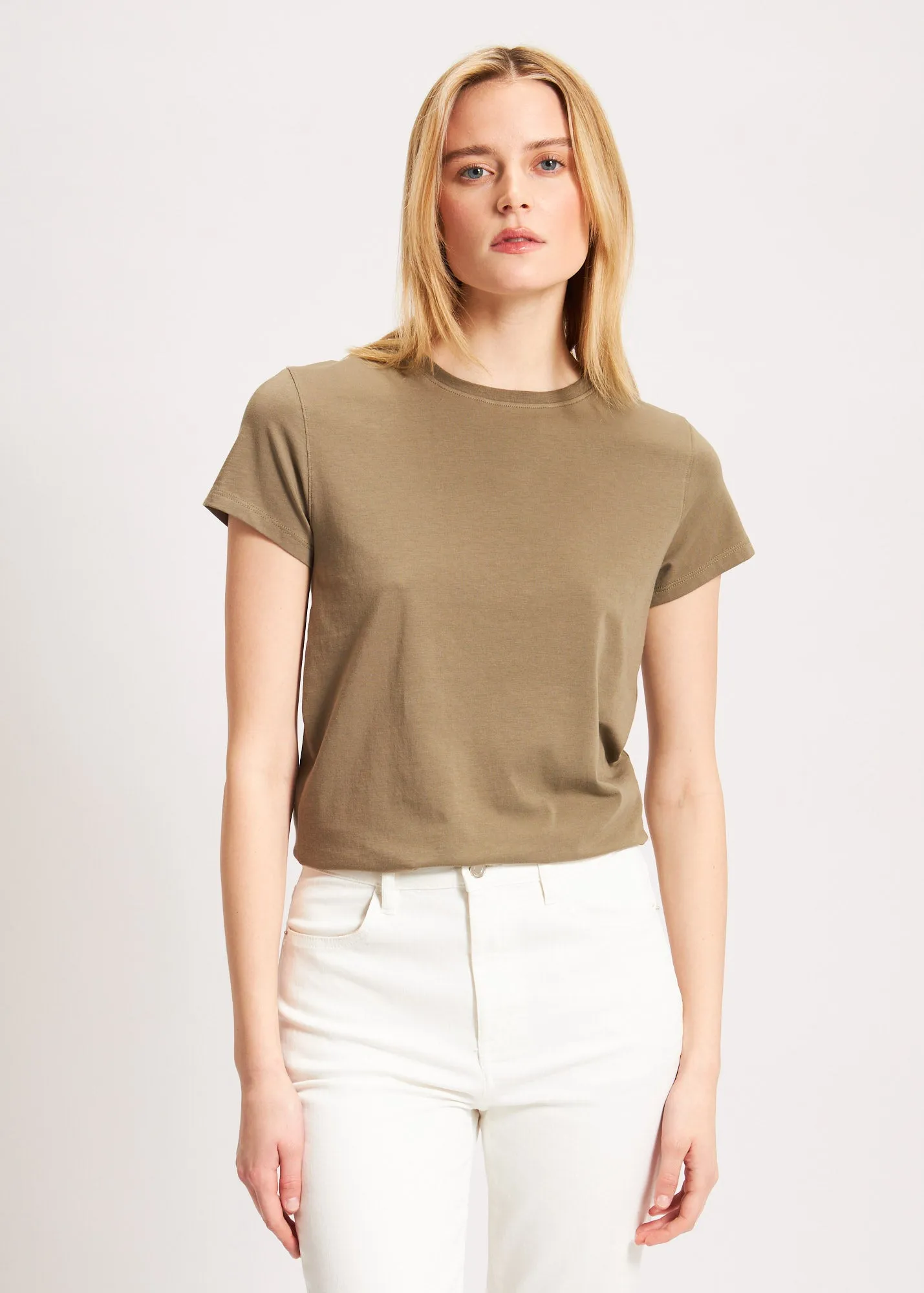 PIMA COTTON STRETCH SLIM T-SHIRT