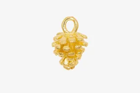 Pinecone Charm Wholesale 14K Gold, Solid 14K Gold, 290G