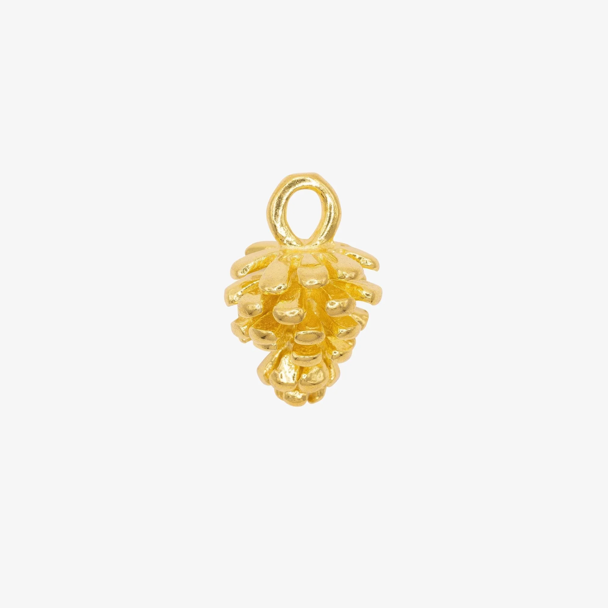 Pinecone Charm Wholesale 14K Gold, Solid 14K Gold, 290G