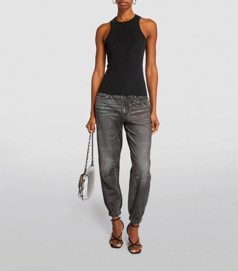 Rag & Bone Lilith Metallic Tank