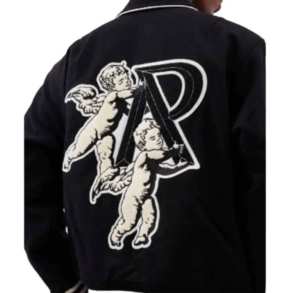 Represent Cherub Wool Varsity Jacket (Jet Black) MJ1008-01