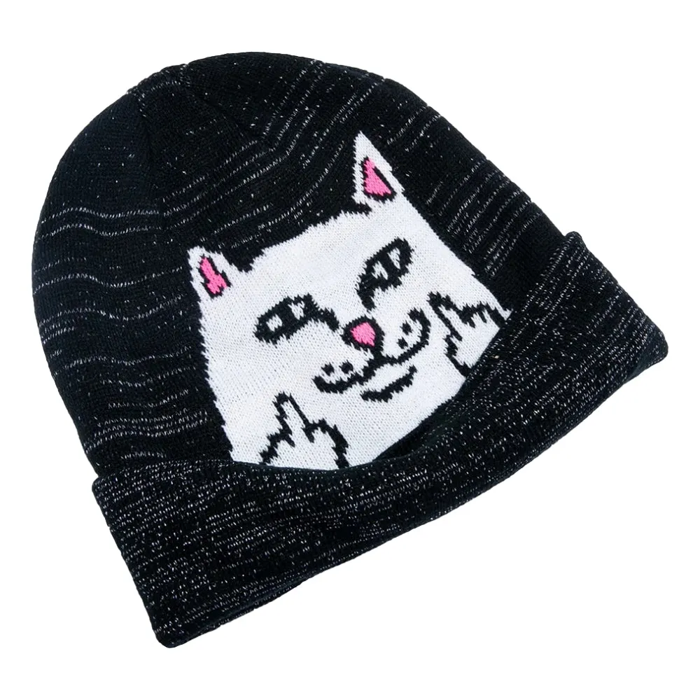 RIPNDIP PEEKING NERMAL BEANIE 3M REFELECTIVE-BLACK