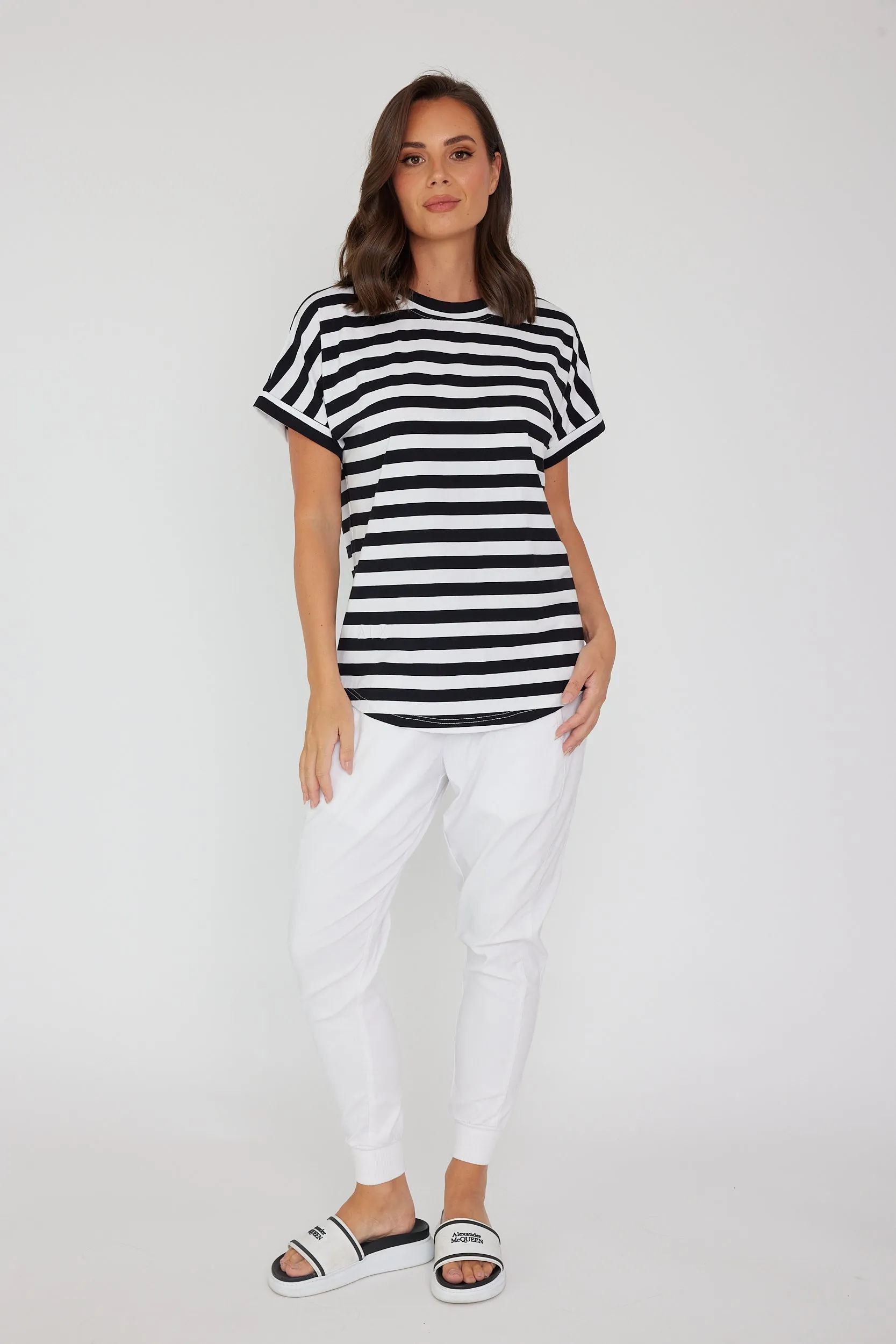 SANFORD Black & White Stripe