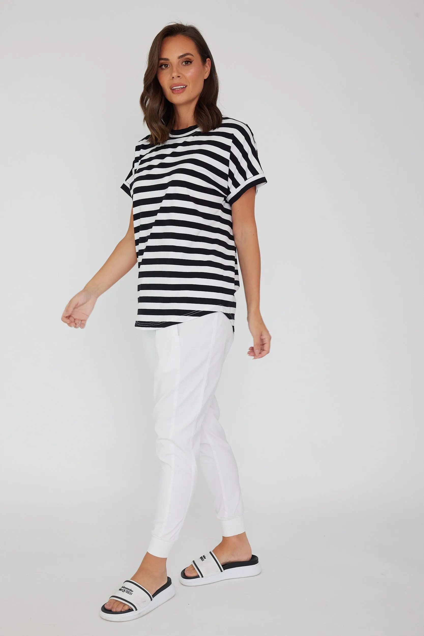 SANFORD Black & White Stripe