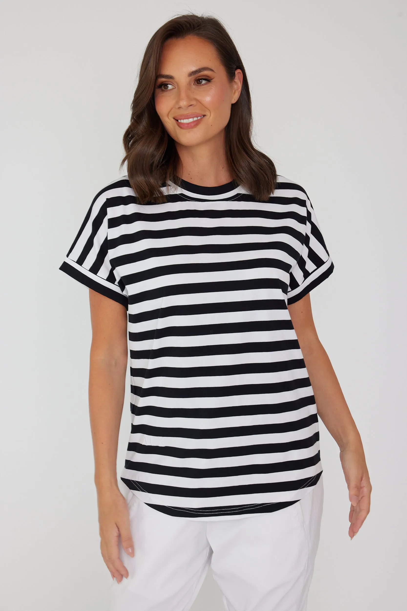 SANFORD Black & White Stripe