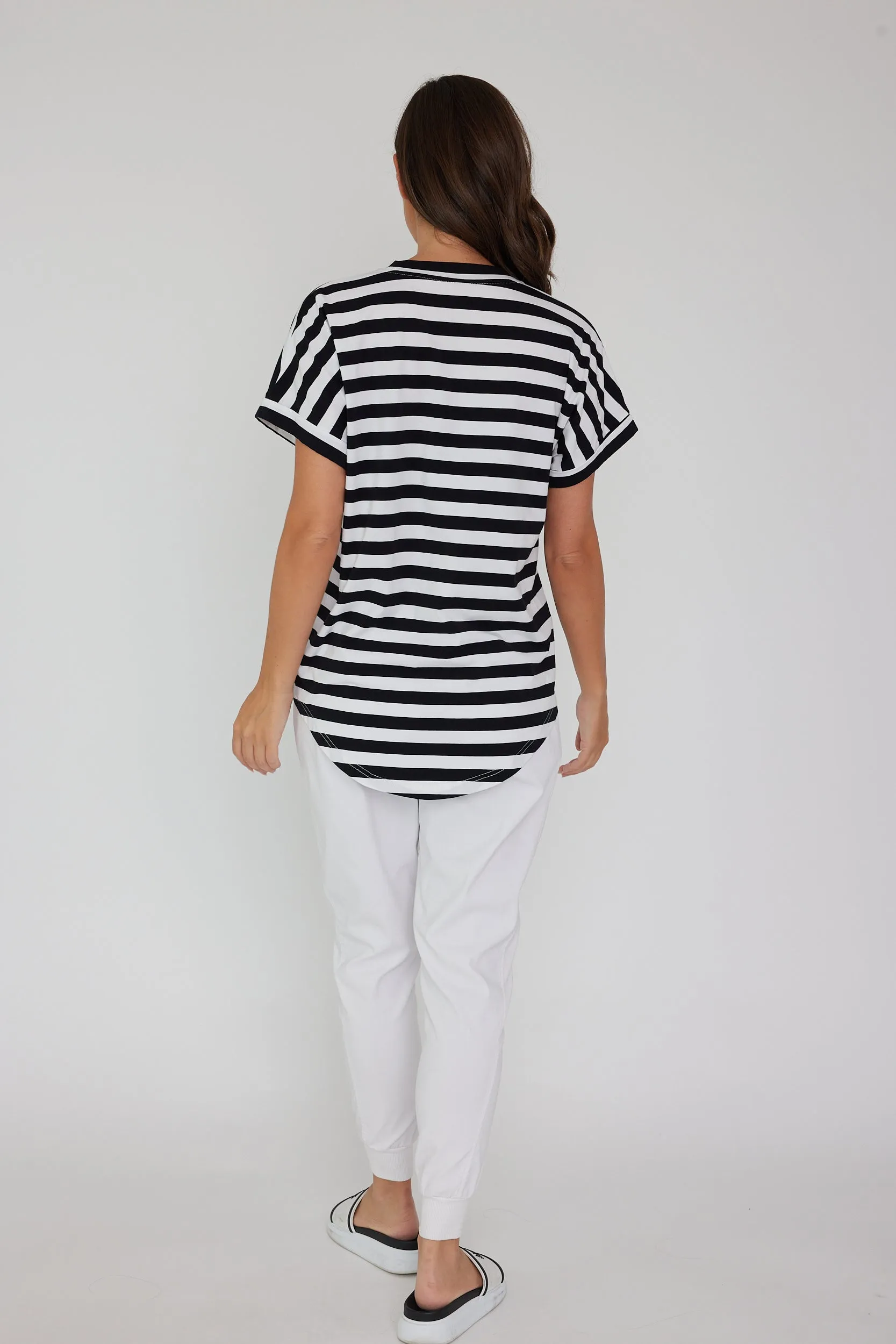 SANFORD Black & White Stripe