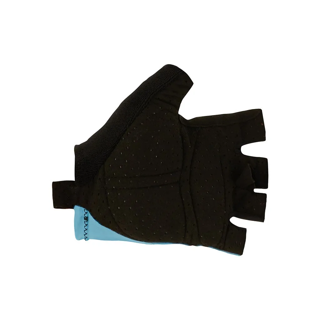 Santini Trek-Segafredo Gloves - Light Blue