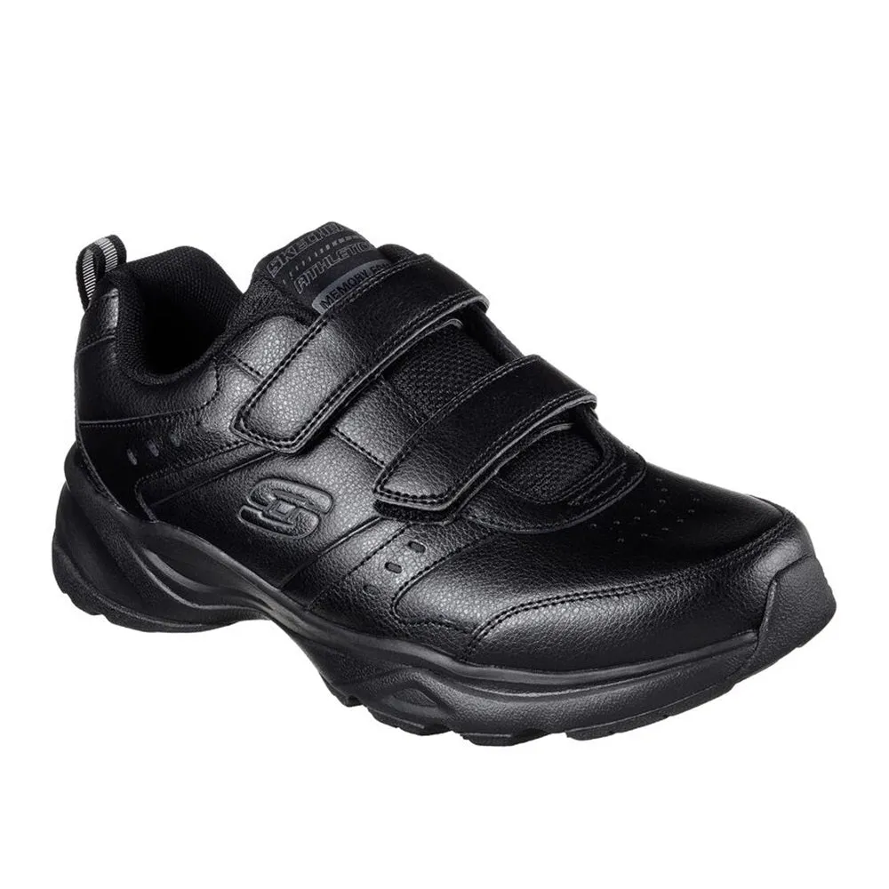 Scarpe casual da Uomo - SKECHERS Art. 58356BBK sneakers nero con strappo