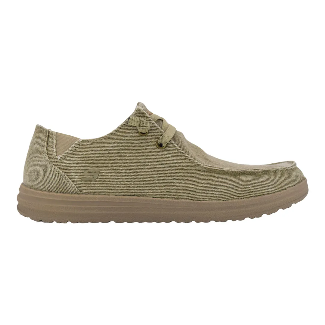 Scarpe da Uomo SKECHERS Art. 66387TPE TAUPE Sneakers STREETWEAR taupe casual