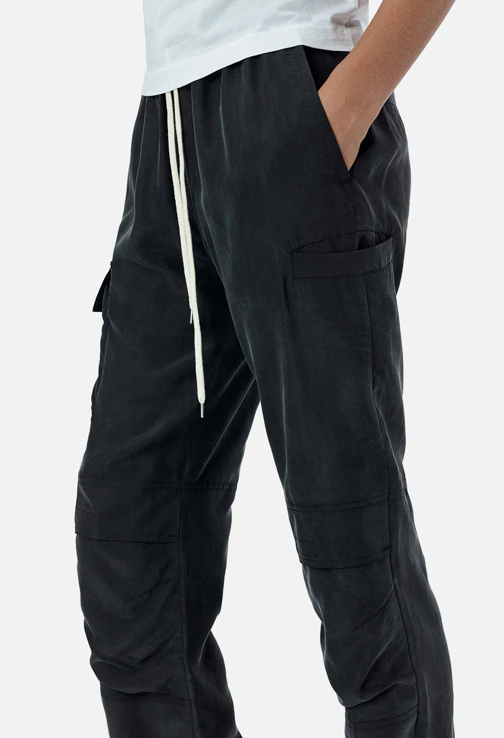 Silk Himalayan Pant / Black