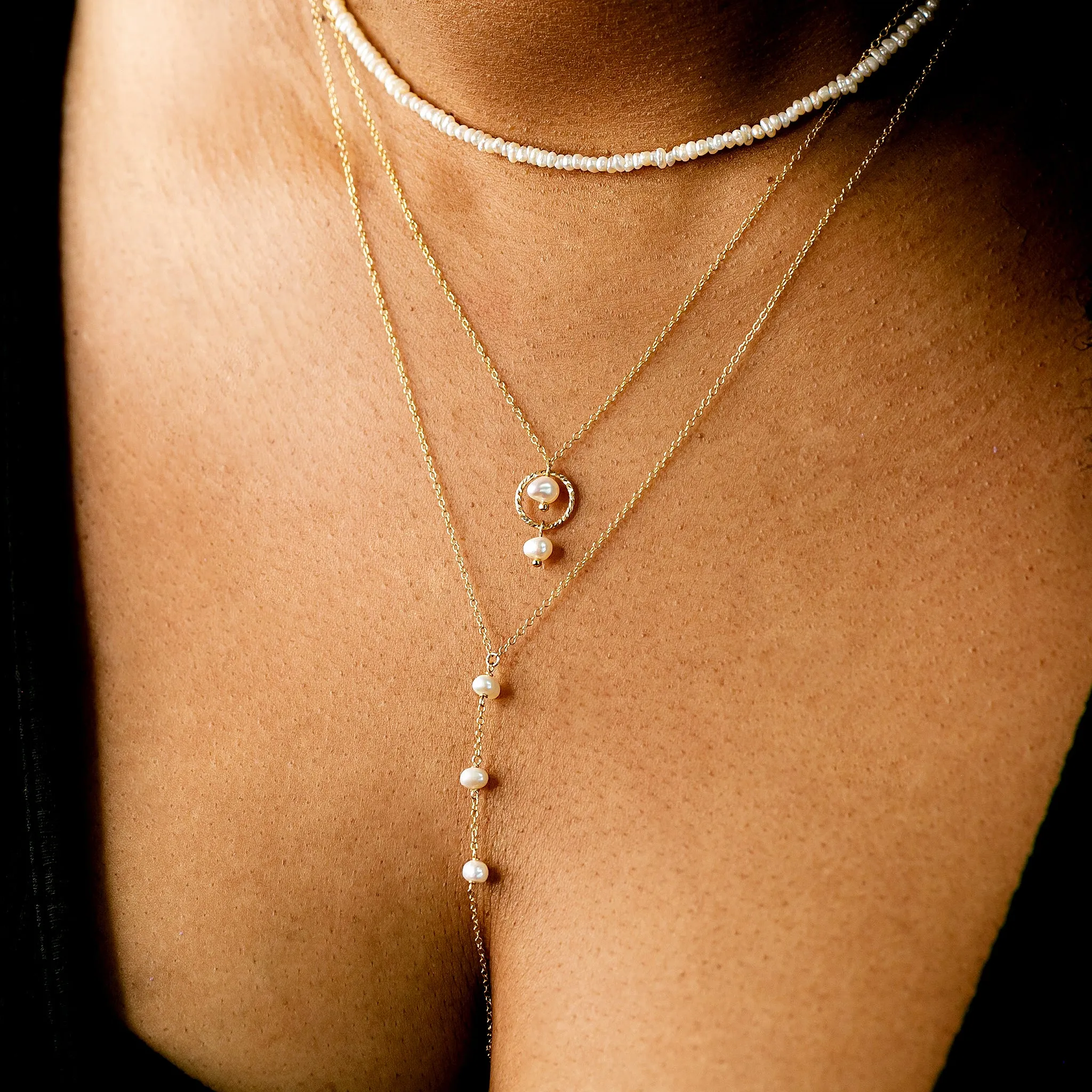 Sola Freshwater Pearl Dainty Necklace