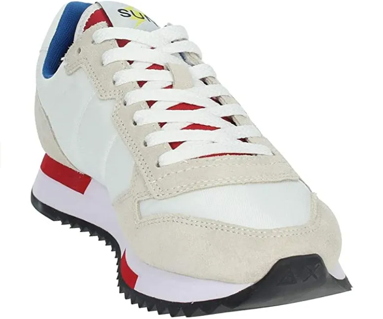 SUN68 men's sneakers shoe Niki Solid Z31118 01 white