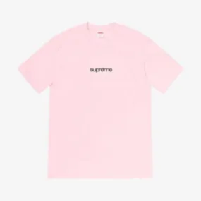 Supreme Tee 'Classic Logo' Light Pink SS22