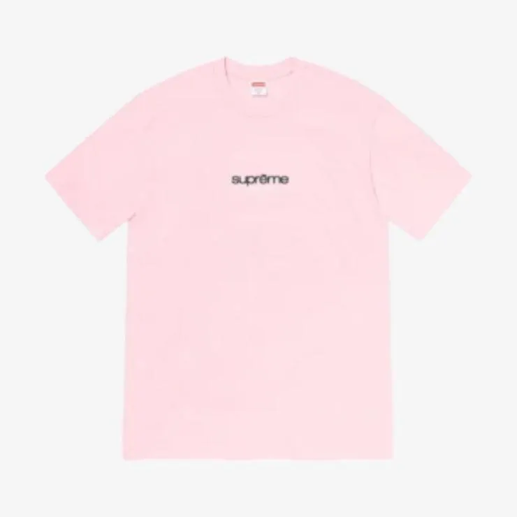 Supreme Tee 'Classic Logo' Light Pink SS22