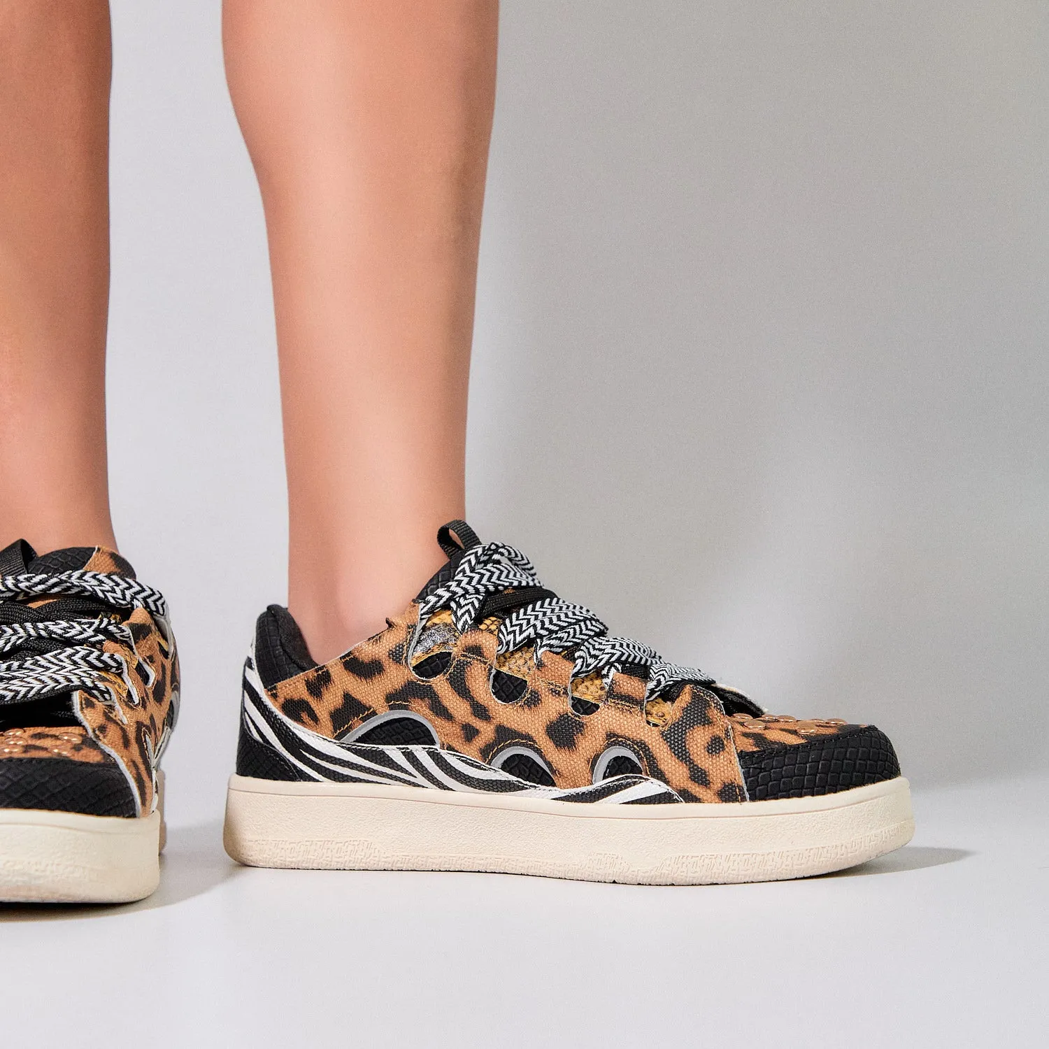 Tenis Drake multi leopardo