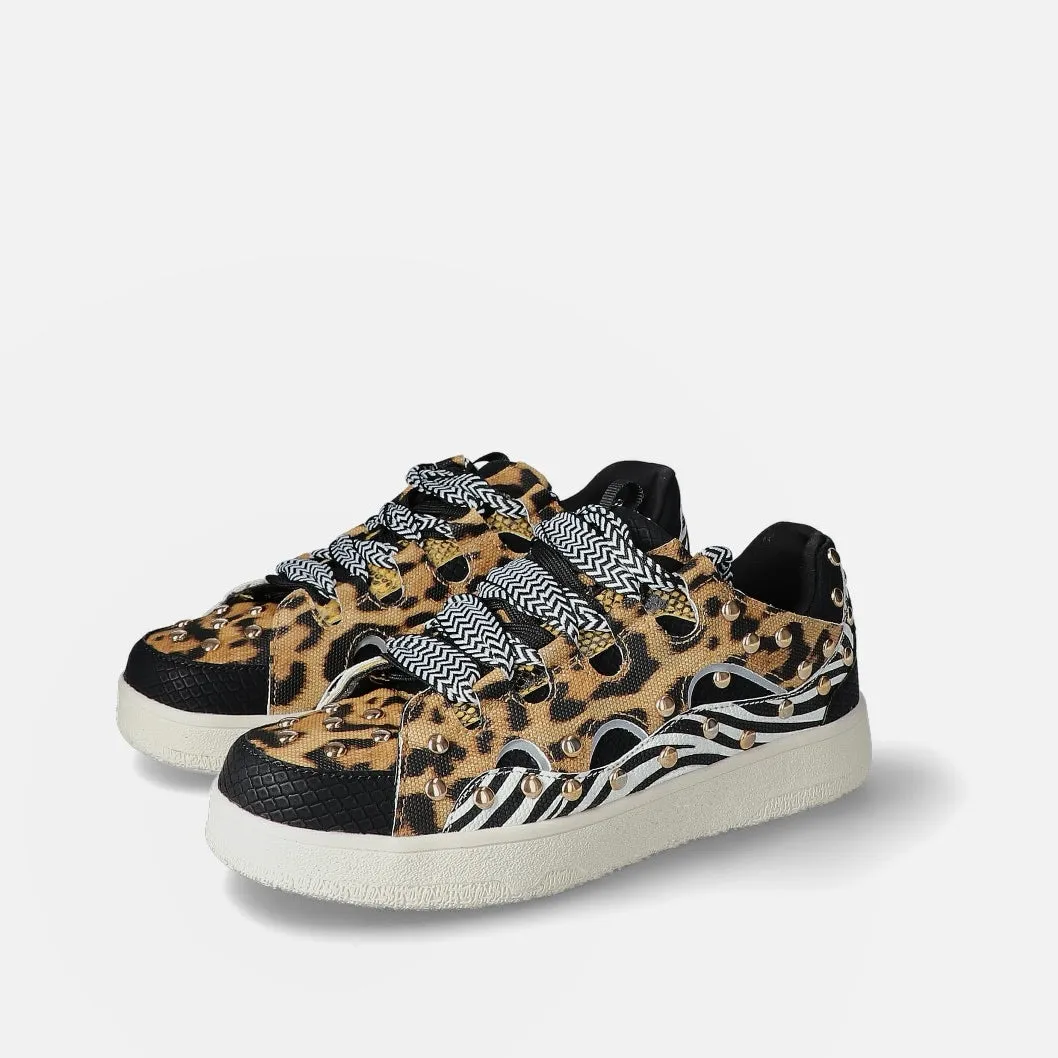 Tenis Drake multi leopardo