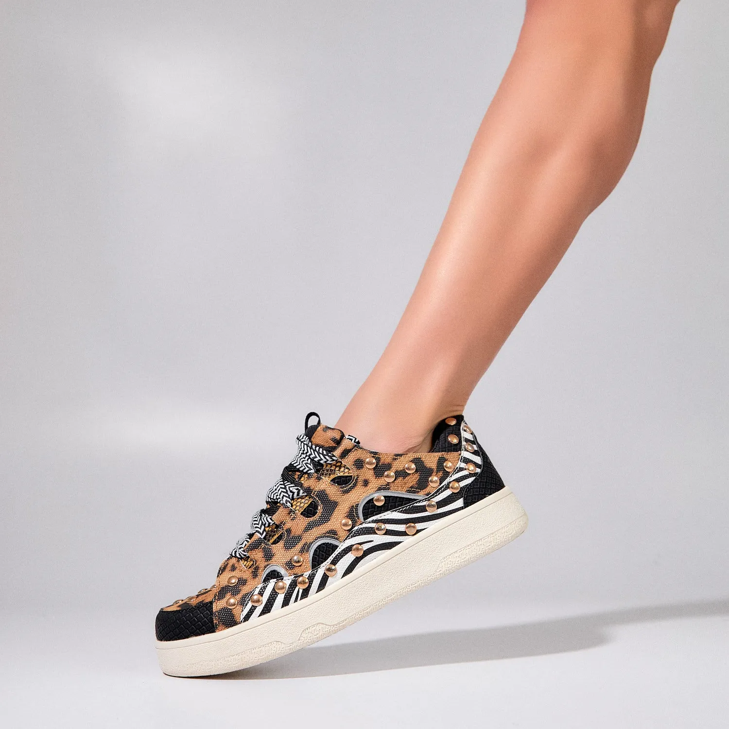 Tenis Drake multi leopardo