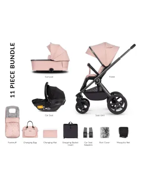 Venicci 3 in 1 Tinum UPLINE Pram - Misty Rose